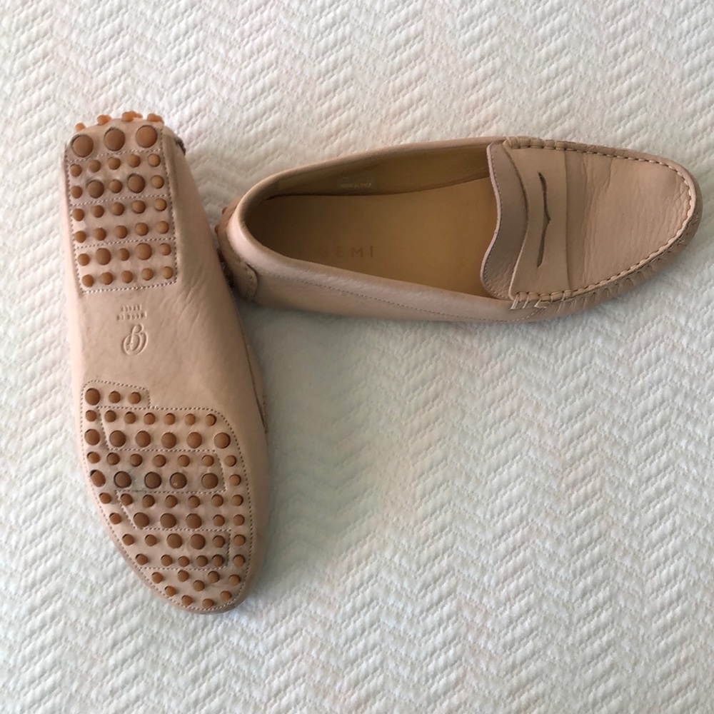 M. Gemi The Pastoso Rose Dust Leather Loafer